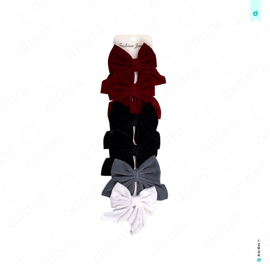 Set moño pinza pequeño (x6 unidades)